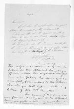1 page written 5 Jun 1850 by Sir Godfrey John Thomas to Sir Donald McLean, from Native Land Purchase Commissioner - Papers