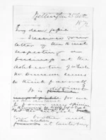4 pages written 25 Dec 1872 by Sir Donald McLean, from Inward letters - Jessie A McLean