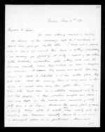 8 pages written 7 May 1870 by John Davies Ormond in Napier City to Sir Donald McLean, from Inward letters - J D Ormond