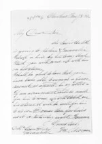 2 pages written Jan 1851 by Rev John Morgan to Sir Donald McLean in Taranaki Region, from Inward letters - John Morgan