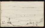 Wills, Alfred, fl 1842-1852 :Moeraki from Otepopo. A. Wills del. Nov. 1848;  Bluff Plains [1848]; [Moeraki, woods and cliffs, 1848].