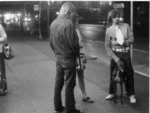 Man with whippet Queen St 1971.tif