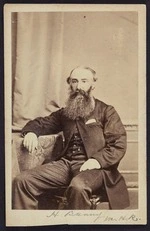 Photographer unknown :Portrait of Henry Bunny MHR 1823-1891