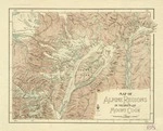 Map of alpine regions in vicinity of Mount Cook. Image of map sourced from Land Information New Zealand