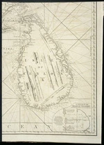 Southeastern portion of map 56 "The coast of India from Mount Dilly to Pondicherry with the Maldivas Islands and the Isle of Ceylon."