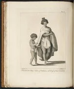 A woman & a boy, natives of Otaheite, in the dress of that country'. Plate ...