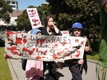 Anti Japanese Whaling Protest Wellington November 2010 (56).JPG
