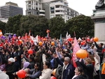 Industrial Legislation Protest Parliament October 2010 (54).JPG