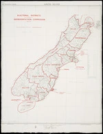 Electoral districts as proposed by Representation Commission, June 1967. Colour accurate digital copy of sheet 10 photographed by Alexander Turnbull Library