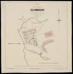 Plan of the town of Glenorchy. Colour accurate digital copy photographed by Alexander Turnbull Library