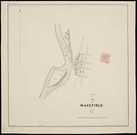 Plan of the town of Wakefield. Colour accurate digital copy photographed by Alexander Turnbull Library