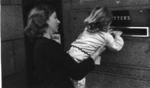 Mum, child&letterbox. 1969.tif