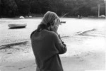 Girl on beach, Huia 1972.tif