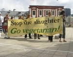 Meat  Producers Conference Protest Wellington March 2007 9.JPG