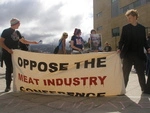 Meat Producers Conference Protest Wellington March 2007 11.JPG