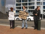 Meat  Producers Conference Protest Wellington March 2007 2.JPG