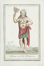 Femme des Iles Marquises' in v.5 of Encyclopédie des voyages