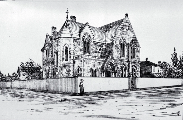 Image: Girls' High School, corner of Montreal and Armagh Streets,Christchurch