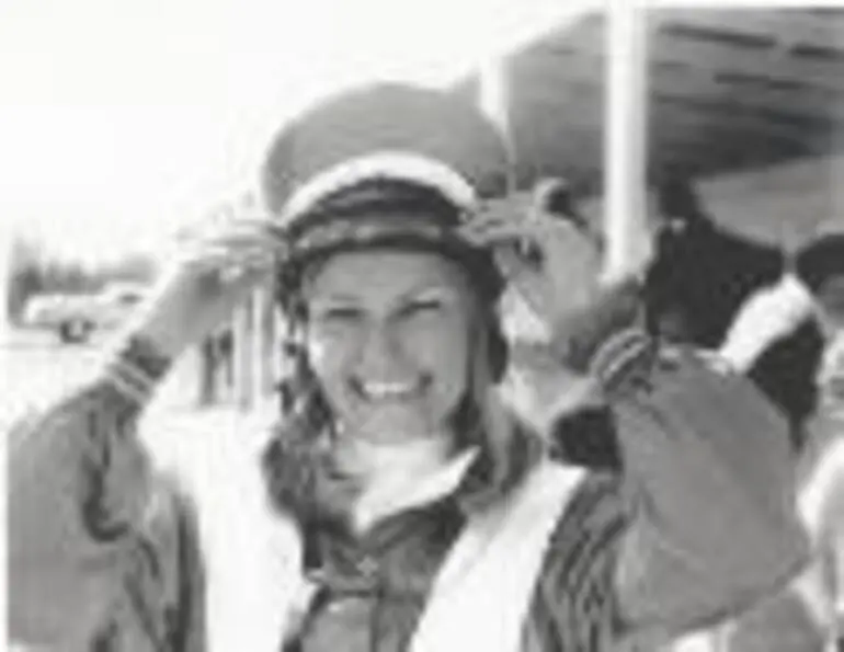 Image: First woman jockey Linda Jones, after a race at Te Rapa Racecourse, Hamilton, New Zealand, August 1978 [picture] /
