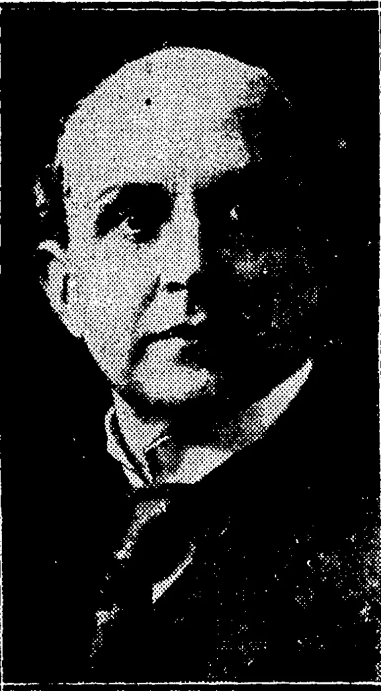 Image: S. P.- Andrew Photo. MR. J. McCOMBS, M.P. for Lytteltoh, whose death is reported today. .■*''. (Evening Post, 02 August 1933)