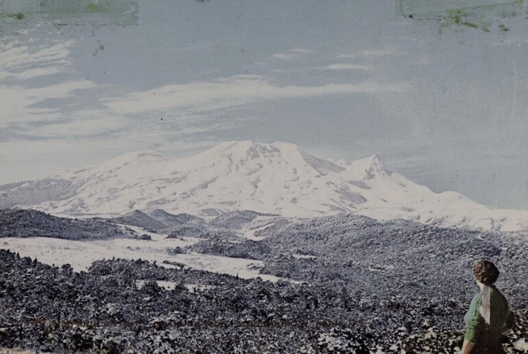 Image: Mt. Ruapehu, 9,175FT., Ohakune Side - Tongariro N. Park, N.Z.