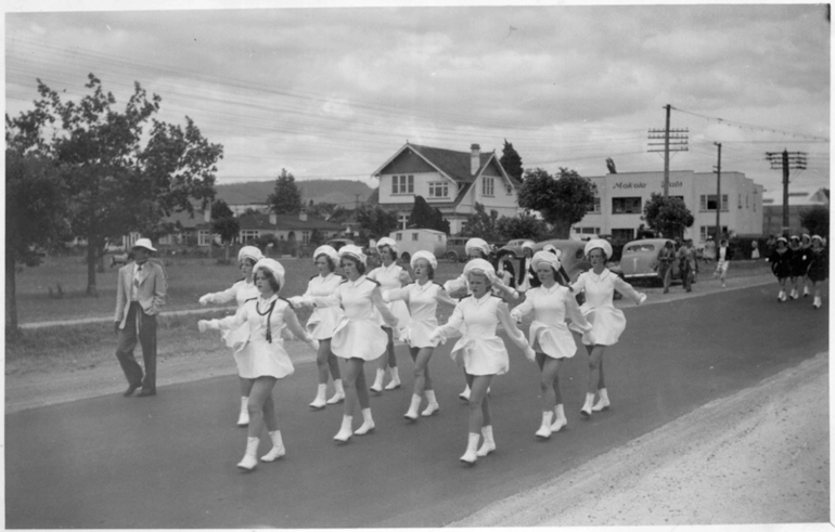Image: Showing the Roylettes Marching Team...