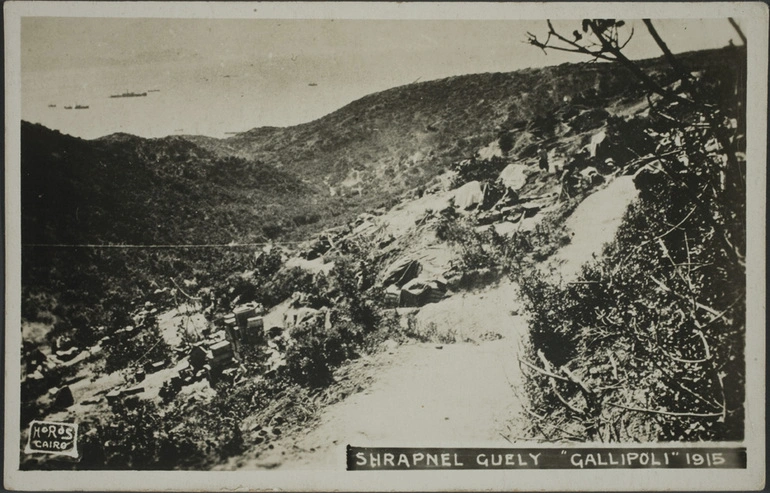 Image: Shrapnel Gully 'Gallipoli' 1915