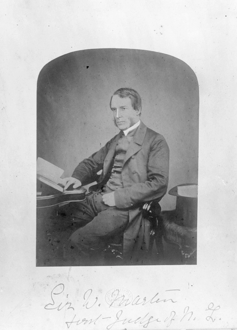 Image: Sir William Martin, first judge of New Zealand