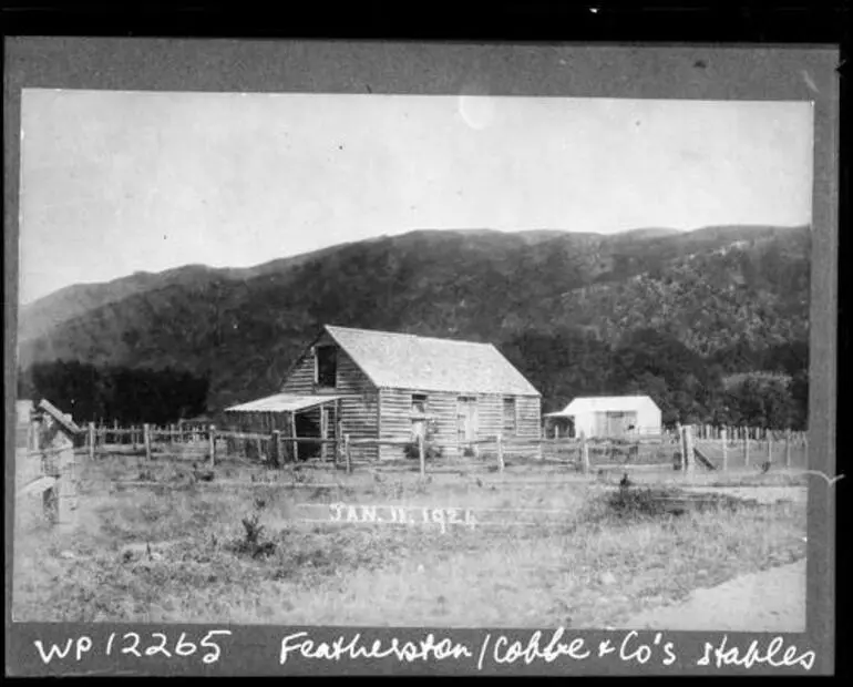 Image: Cobb and Co's Stables, Featherston