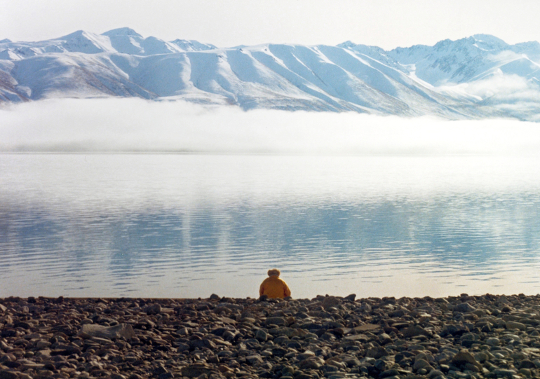 Image: Tibetan Buddhist meditation at Lake Pūkaki