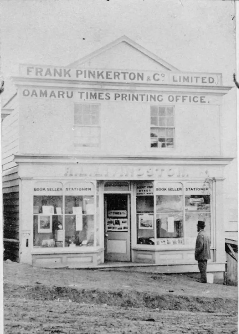 Image: Oamaru Times Printing Office, Wansbeck Street. Near Tees St.
