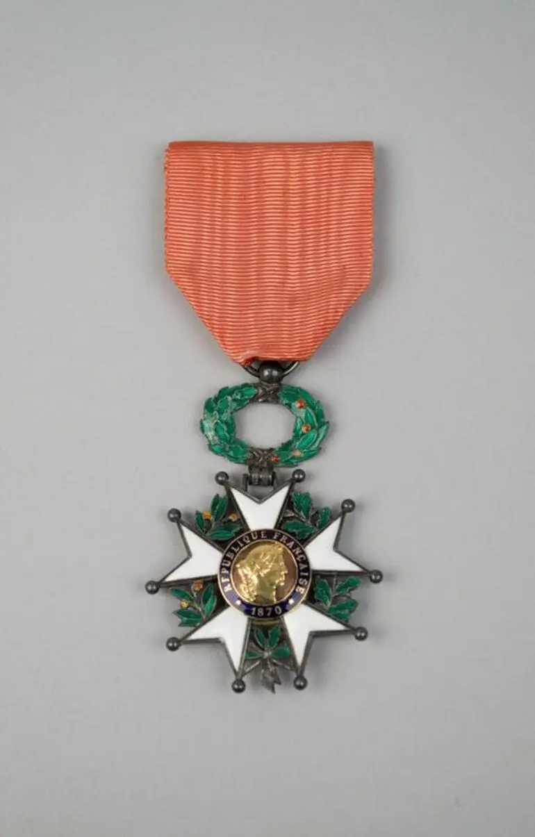 Image: Decoration Chevalier Legion of Honour Republique Française 1870