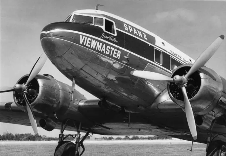 Image: SPANZ DC-3 plane 'Jean Batten'
