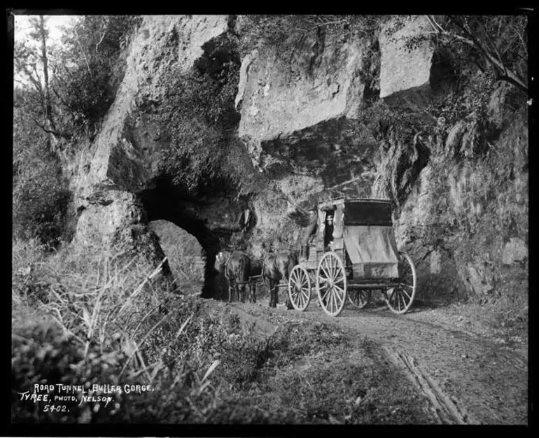 Image: Road Tunnel, Buller Gorge.