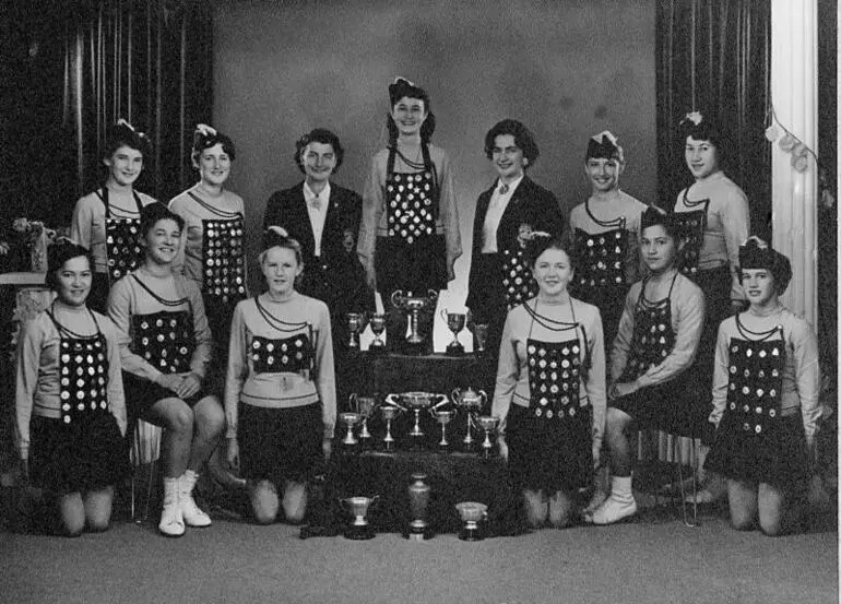 Image: Pleiades Junior Marching Team - Waitara 1959-60