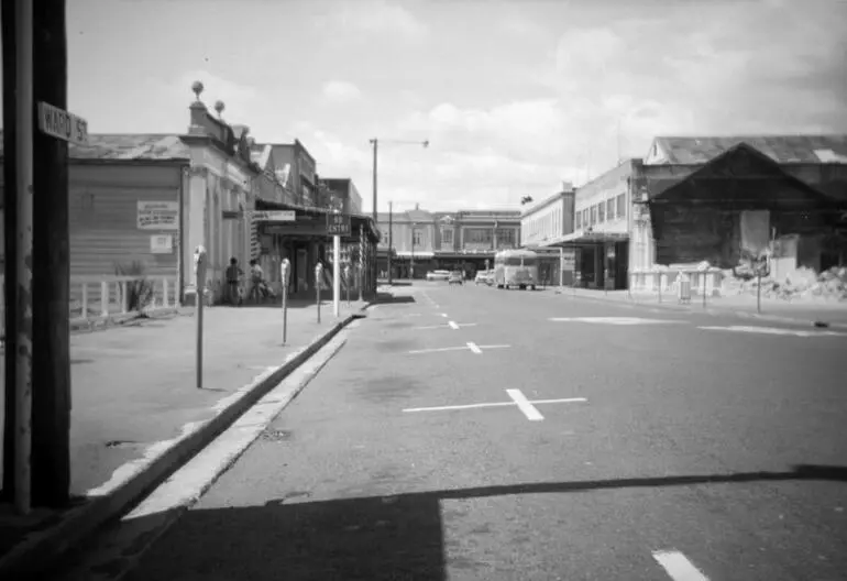 Image: Ward Street looking east towards Victoria Street