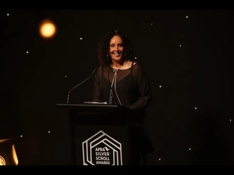 Image: Moana Maniapoto is inducted into the NZ Music Hall of Fame