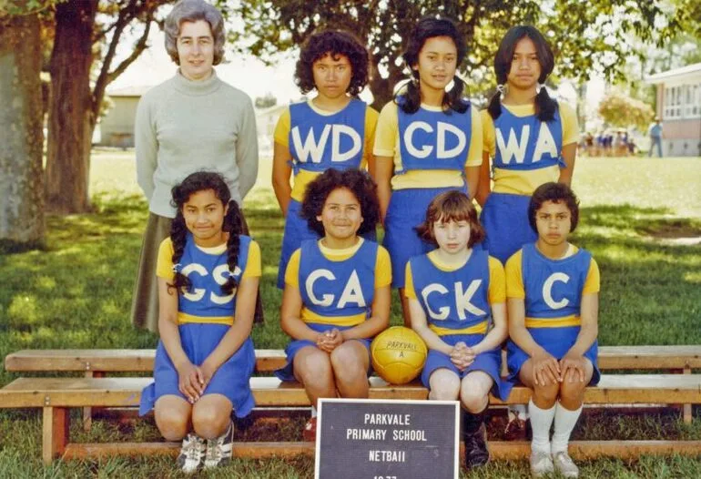 Image: Parkvale School 1977 Netball Team