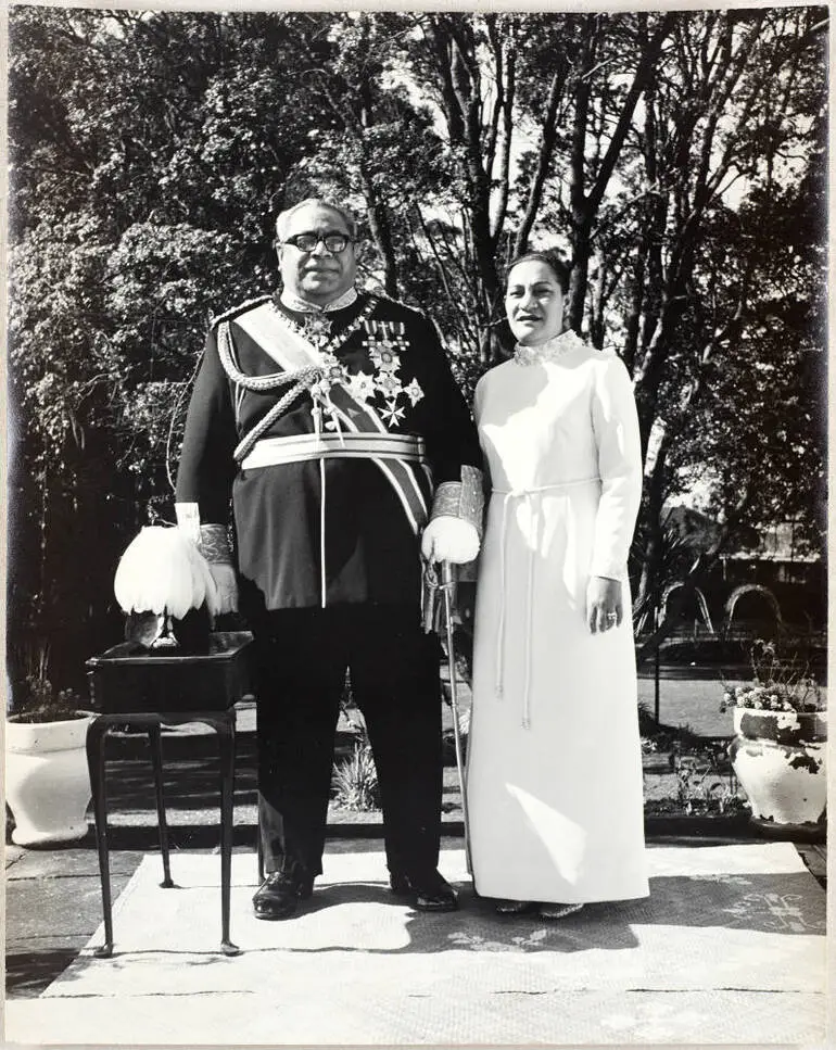 Image: The King and Queen of Tonga, 1970