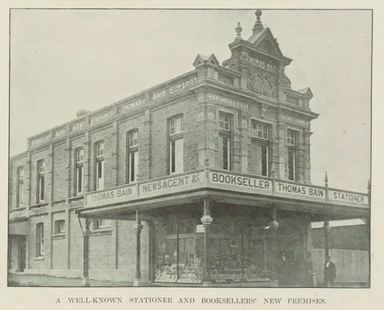 Image: A well-known stationer and booksellers' new premises