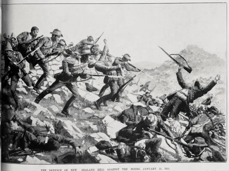 Image: The defence of New Zealand Hill against the Boers, 15 January 1900