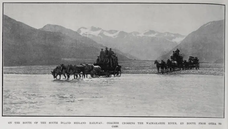 Image: On The Route Of The South Island Midland Railway