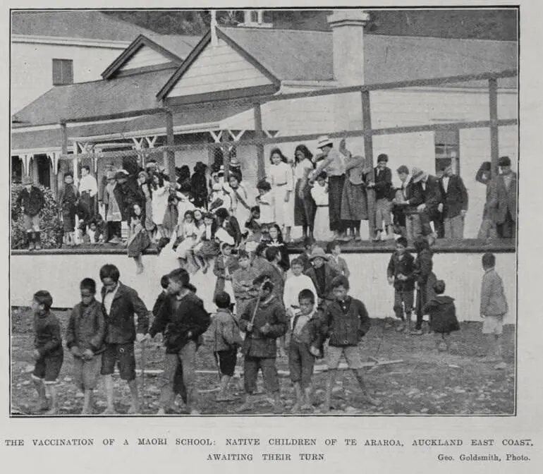 Image: The Vaccination Of A Māori School