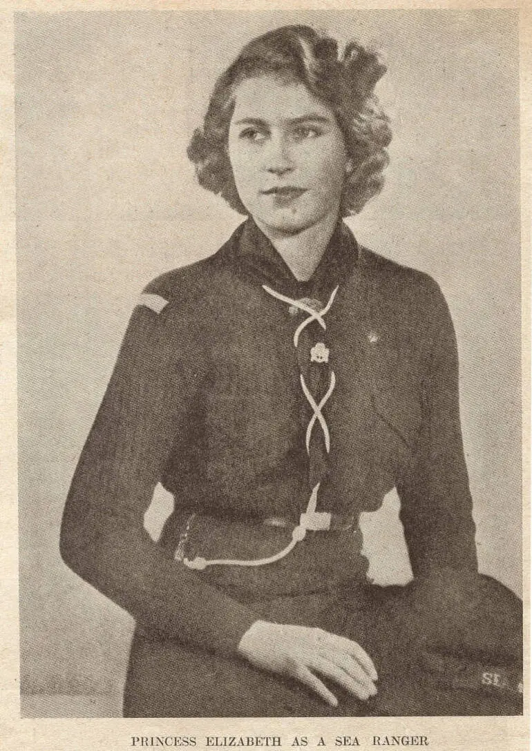 Image: Princess Elizabeth as a sea ranger