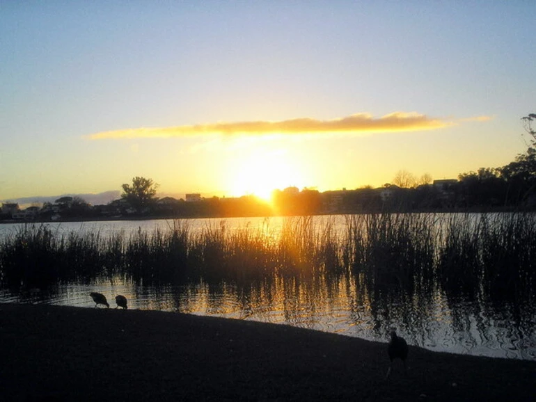 Image: Sunset at Hamilton Lake