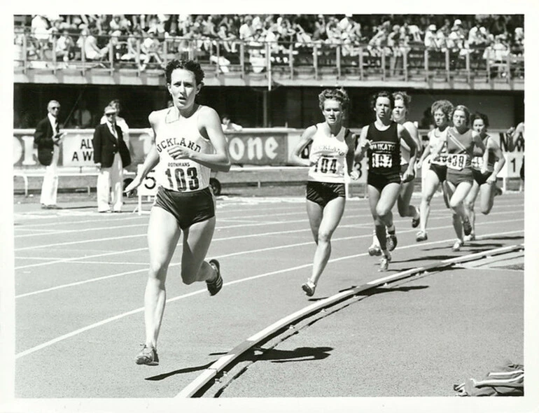Image: N.Z.A.A.A. Championships. Q.E.2 Park. Women's 800 metres. Anne Audain (Auckland)