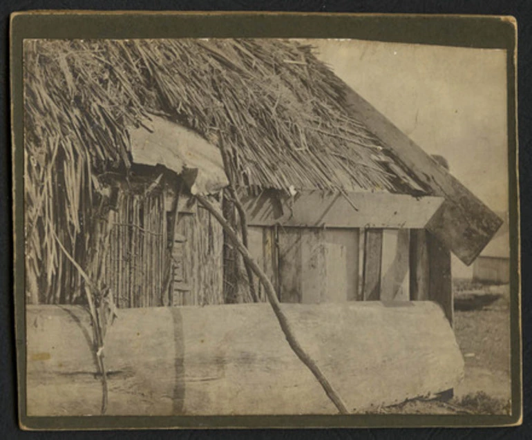 Image: [Side of a hut]