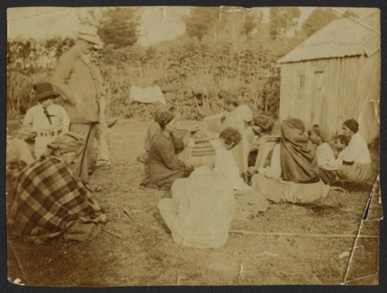 Image: [Group in a garden]