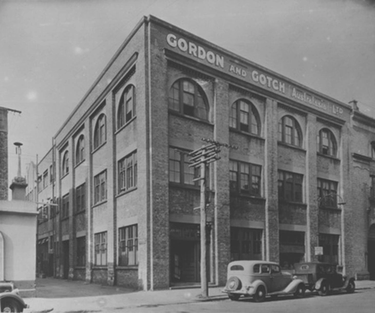 Image: [Exterior, offices of Gordon and Gotch]