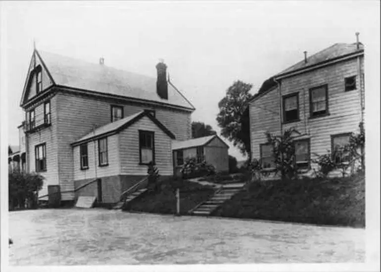 Image: Melmerly Cottage and School House, back view.